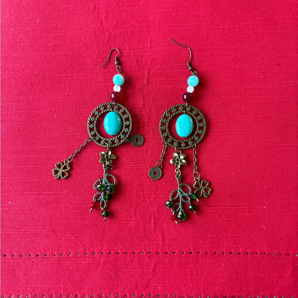 Cute Persian drop earrings